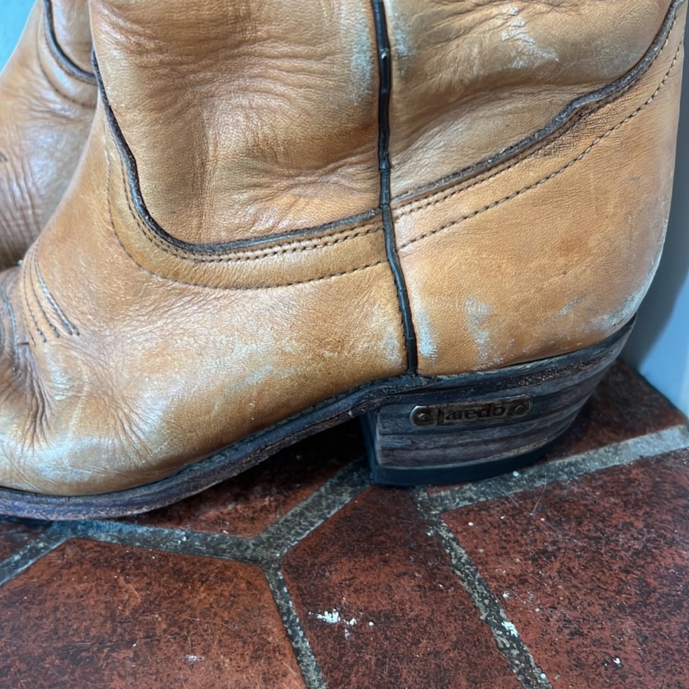 Vintage Laredo Men's Leather Cowboy Western Work Boots Size 9.5 - Picture 3 of 6
